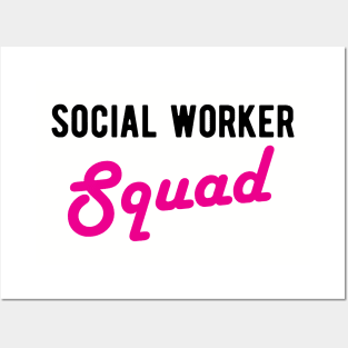 Funny Social Worker Graduation Gift Social Worker Gradution Gift social worker gifts Social Worker Squad Posters and Art